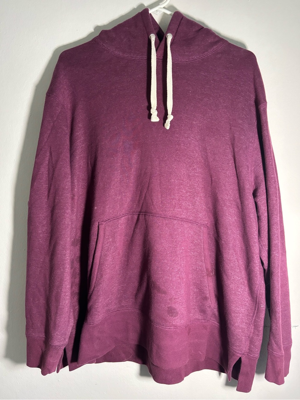 Newport Men's Crewneck Hoodie Sweater - Plum
